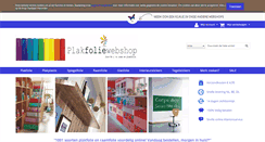 Desktop Screenshot of plakfoliewebshop.nl